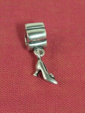 Pandora ALE .925 Sterling Silver High Heel Shoe Dangle Charm Retired